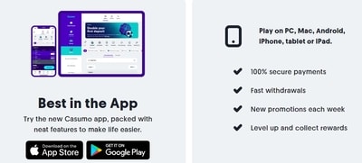 Casumo India Mobile App
